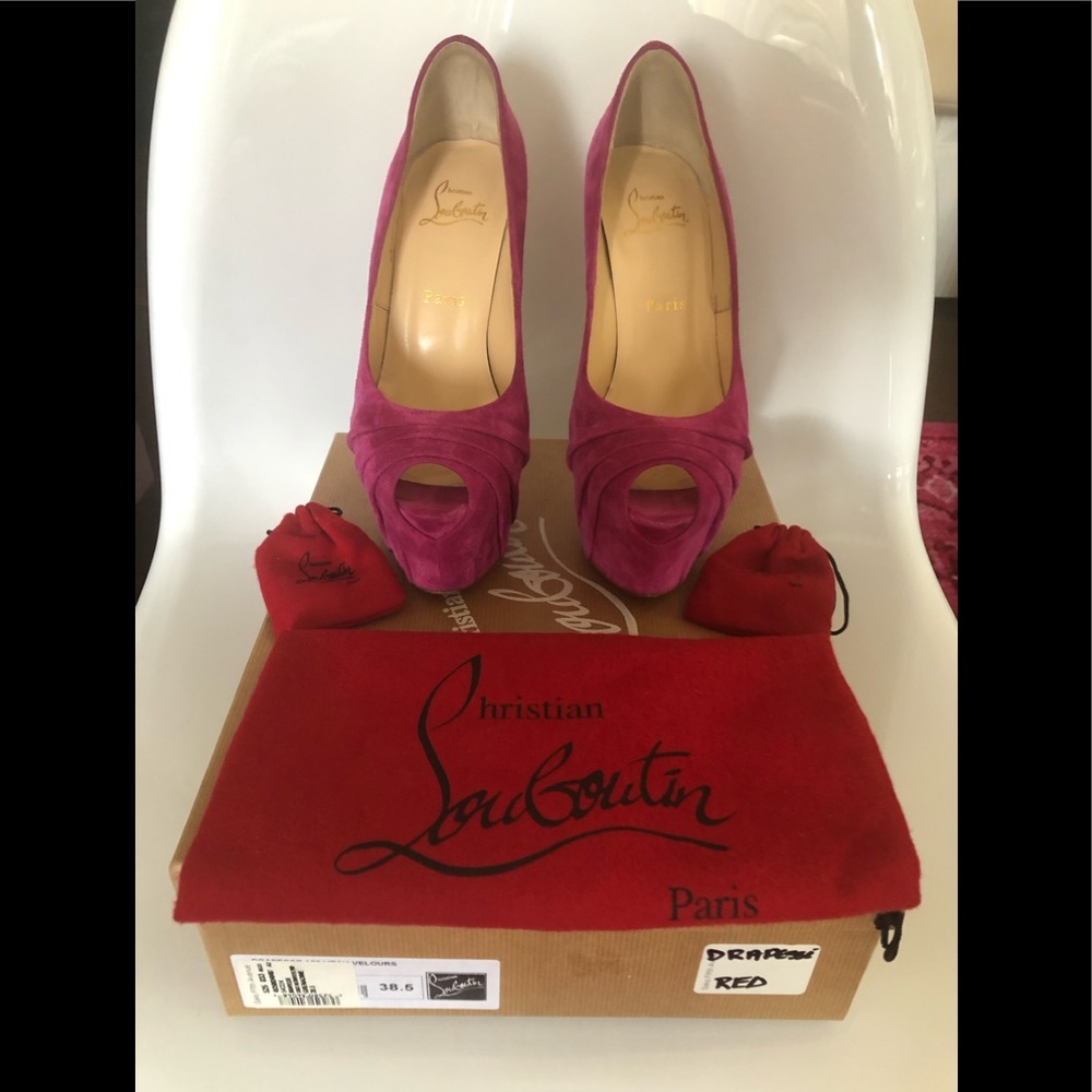 Christian Louboutin Drapesse Platform Pumps